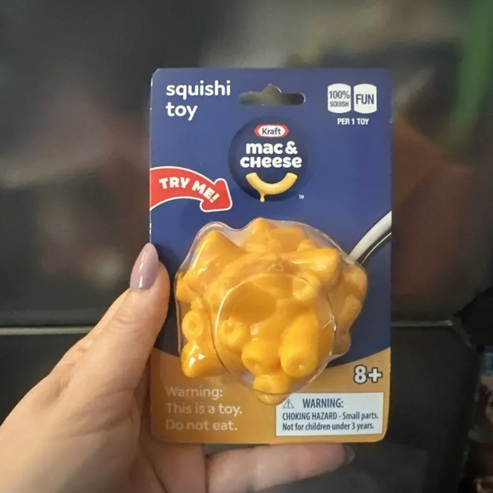 Kraft Mac & Cheese Squishy Fidget Toy Squishy New 🧀 Authentic